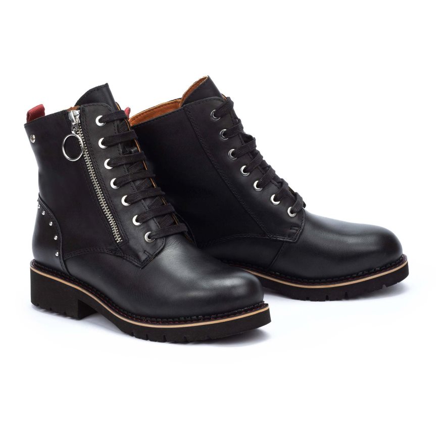 Women's Pikolinos VICAR Ankle Boots Black | NZ LA02197